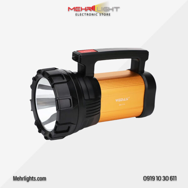 چراغ قوه دستی برند ویداسی مدل WD-576 وبسایت حضوری و اینترنتی مهرلایت