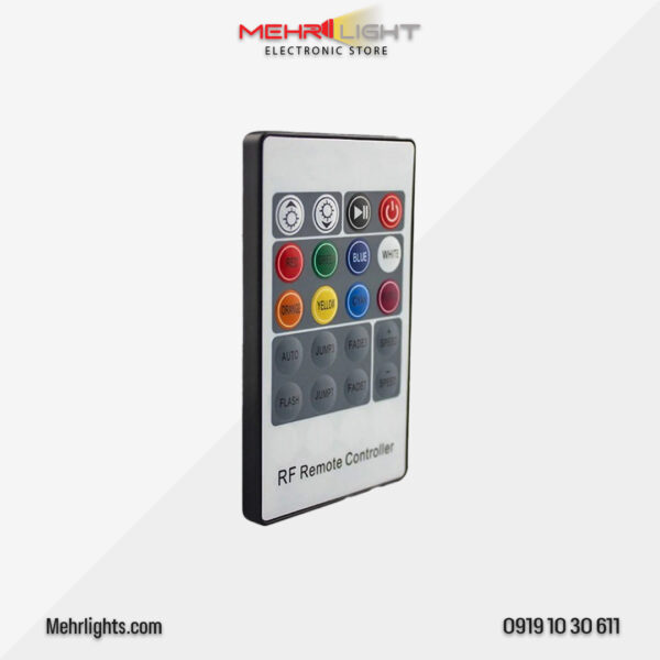 قیمت و خرید ریموت و کنترل ریسه ال ای دی 24 آمپر 20 کلید مهرلایت
