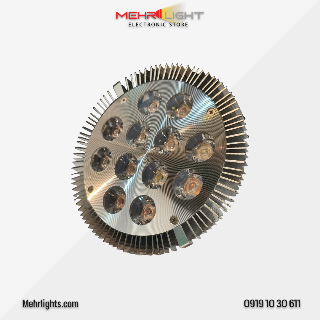 4 قیمت و خرید لامپ رشد گیاه 12 چیپ لنز دار وبسایت مهرلایت