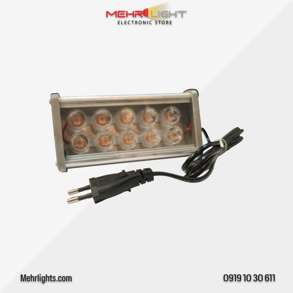 قیمت و خرید وال واشر رشد گیاه 10 چیپ لنز دار مهرلایت