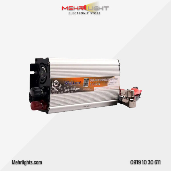 مهرلایت قیمت و خرید اینورتر مبدل برق 1000 وات 12 ولت برند ویلیون