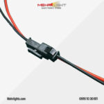 قیمت و خرید کانکتور SM بین راهی نری و مادگی 2 پین مهرلایت