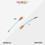 قیمت و خرید کانکتور بین راهی نری و مادگی 2 پین مهرلایت