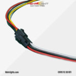 قیمت و خرید کانکتور SM بین راهی نری و مادگی 3 پین مهرلایت