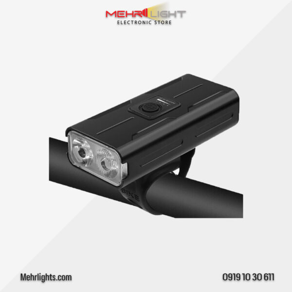 قیمت و خرید چراغ دوچرخه پاوربانک دار 1000 لومن مهرلایت